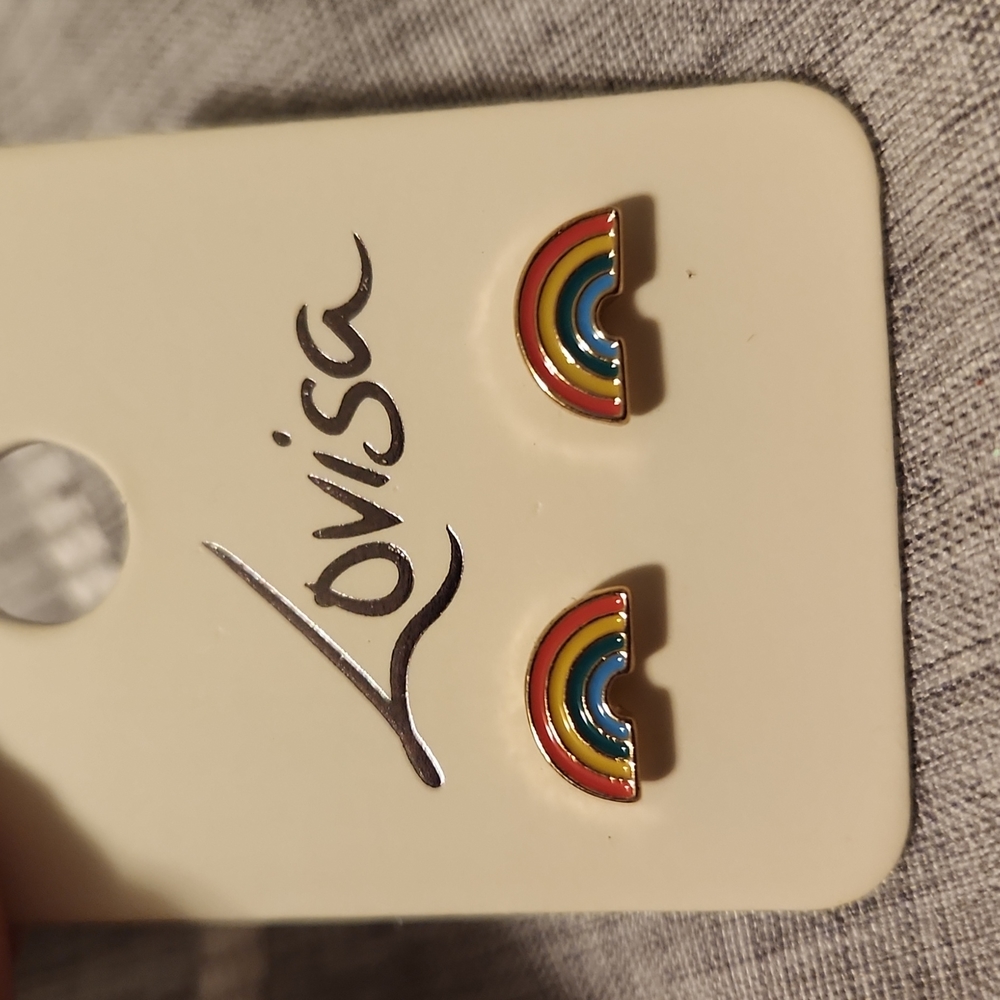 Rainbow earrings
